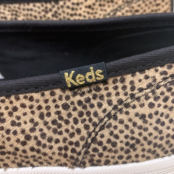 KEDS X KATE SPADE NEW YORK DOUBLE DECKER SLIP ON PONY HAIR TINY DOT PRINT US 8 - Picture 8 of 11